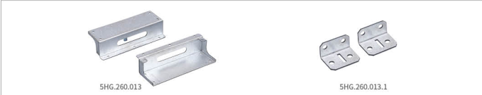 Дополнительный выбор кронштейнов для монтажа направляющих второго поколения