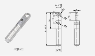 Устройство шпильки для опломбировки навесного замка на задней двери