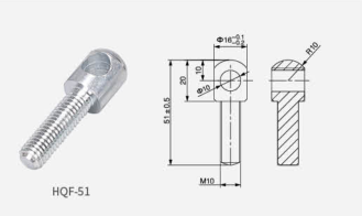 Устройство шпильки для опломбировки навесного замка на задней двери