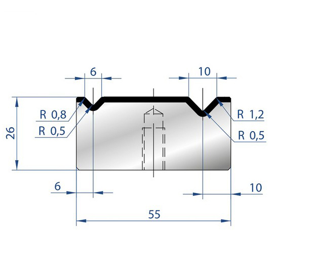 матрицы с одвумя ручьями Fabmax-2D1003