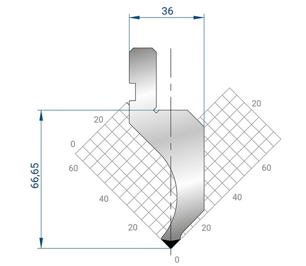 FMP.105.88°.R08C-Гусиная шея Fabmax Гибочный пуансоны