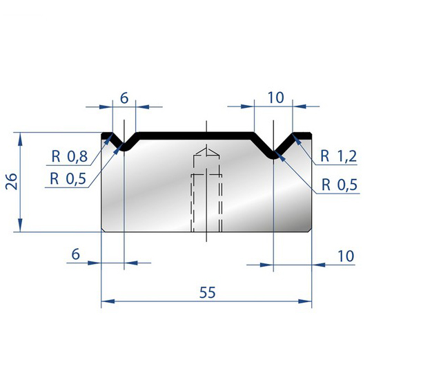 матрицы с одвумя ручьями Fabmax-2D1002