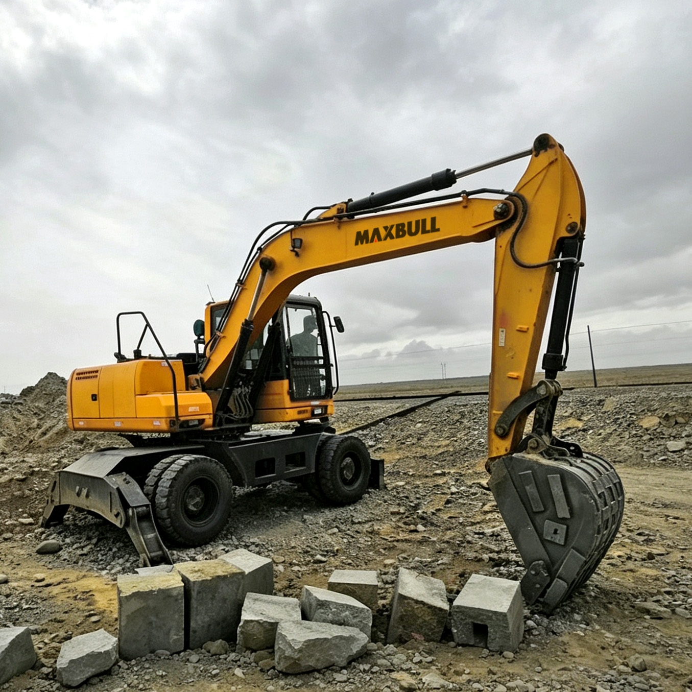 Колёсный экскаватор 13,5 тонн