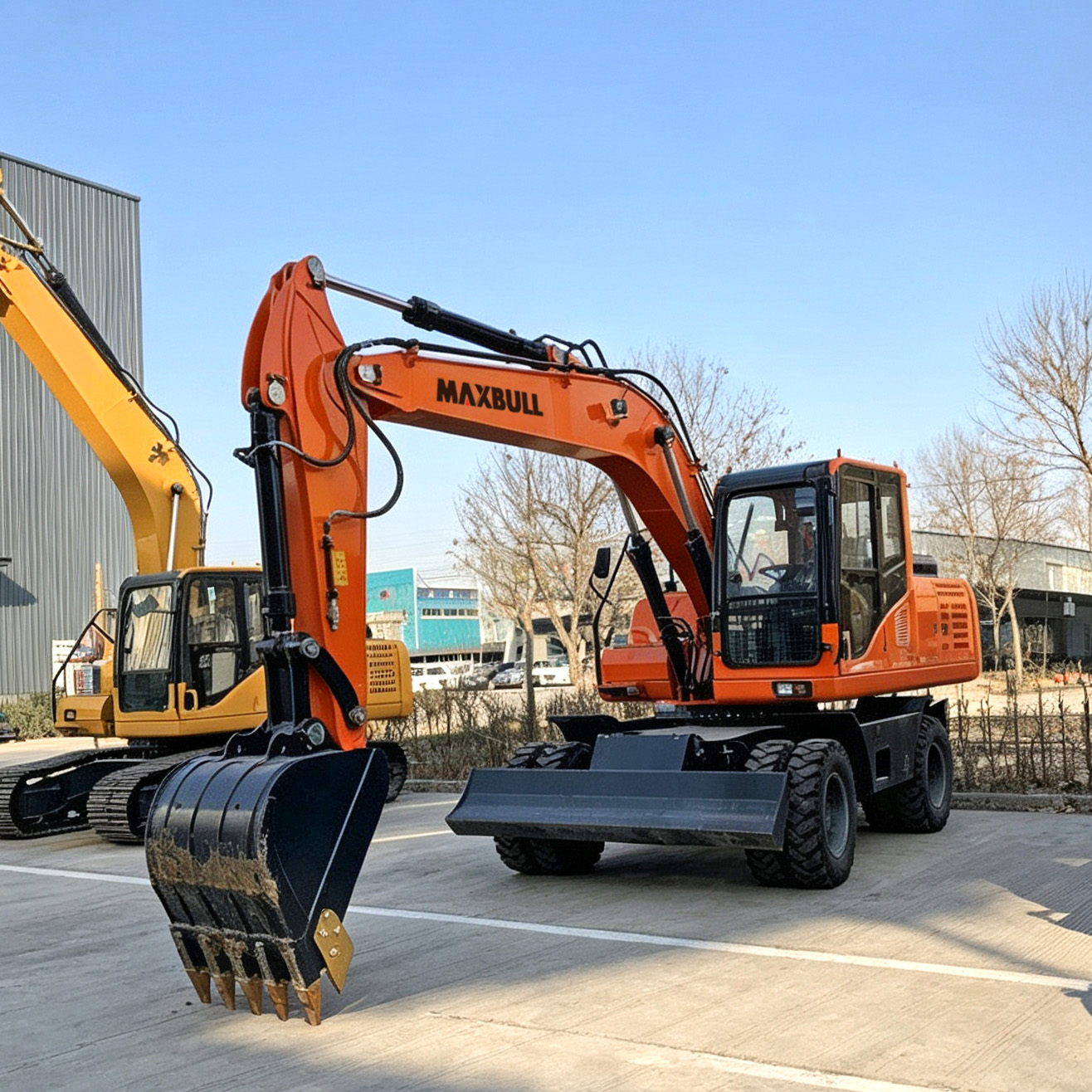 Колёсный экскаватор 13,5 тонн