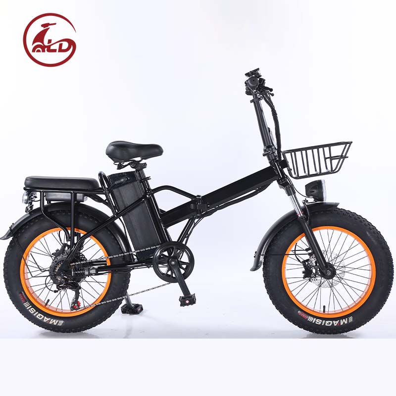 Скоростной складной электровелосипед с жирошинами 48V 1000W на литиевых батареях