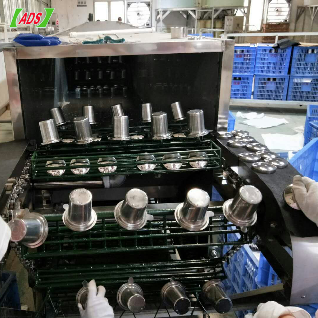 Автоматизированная линия очистки, ультразвуковая очистительная машина с сетчатым ленточным конвейером из нержавеющей стали для чайных сервизов, прямые поставки промышленного оборудования с завода
