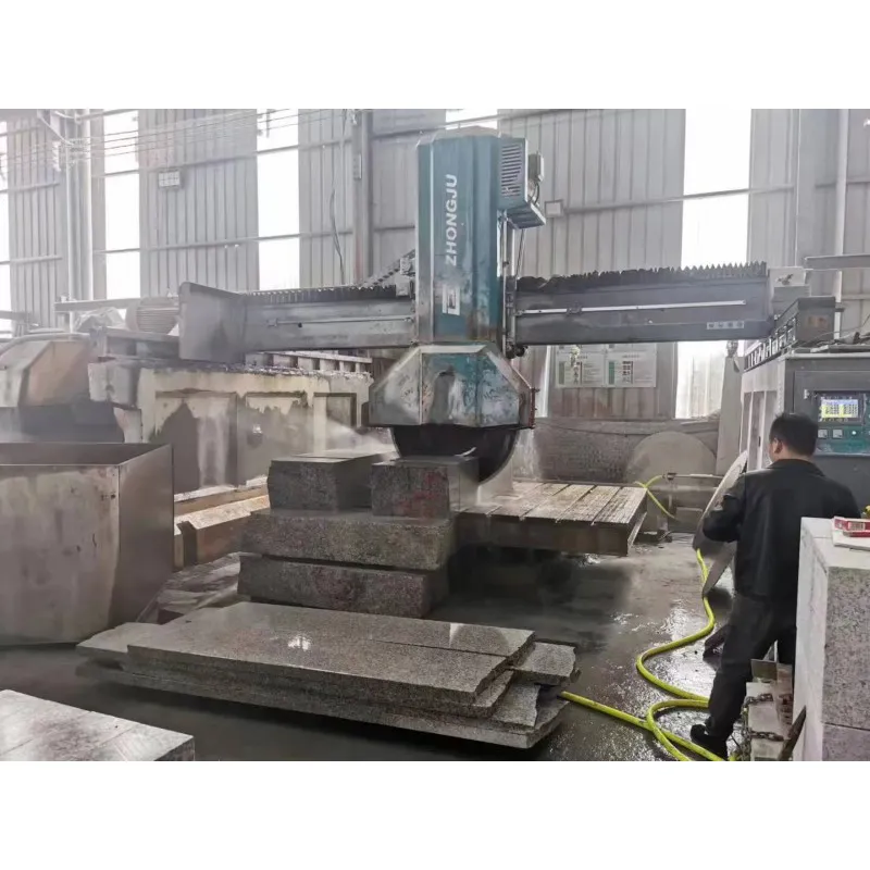 Четырехстоечный инфракрасный мостовой станок для центрального резания