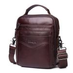 Мужская сумка Crossbody из масляного воска коричневого цвета 8802