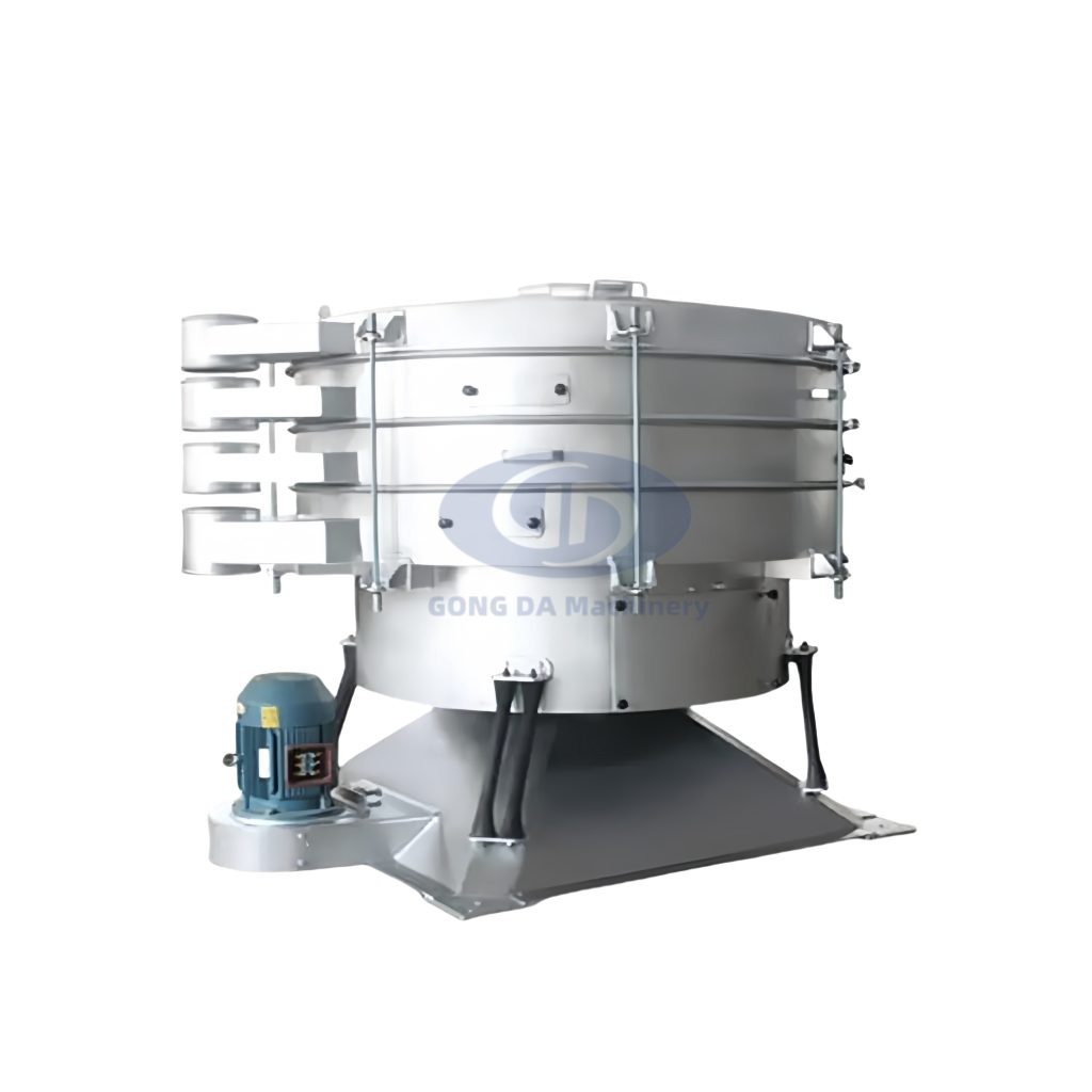 Порошковый круговой поворотный грохот Круговое поворотное сито для просеивания муки химических гранул Промышленный круглый поворотный грохот