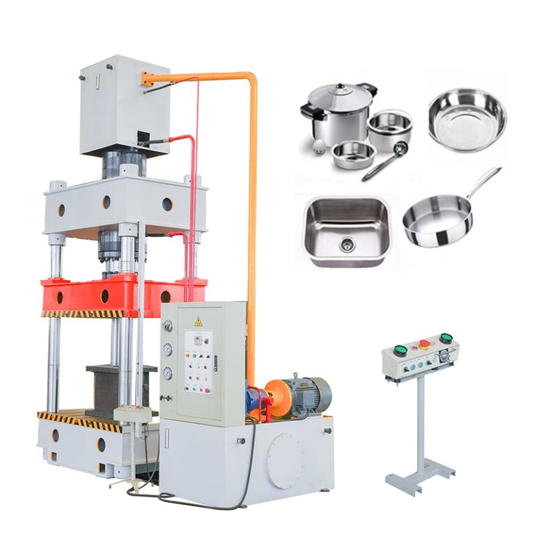 Полуавтоматический пресс для производства подносов из нержавеющей стали | Гидравлический пресс с индивидуальными пресс-формами - Besco Machine Tool Equipment