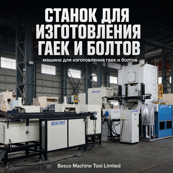 машина для изготовления гаек и болтов