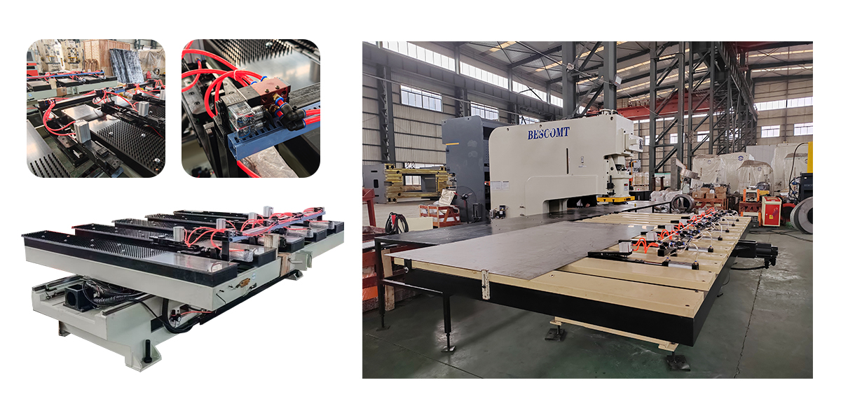 平板送料机和机械手