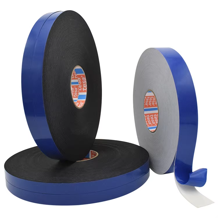 Двусторонняя клеящая лента TESA 63605/6308/63610/63612/63615 черно-белая полиуретановая пена