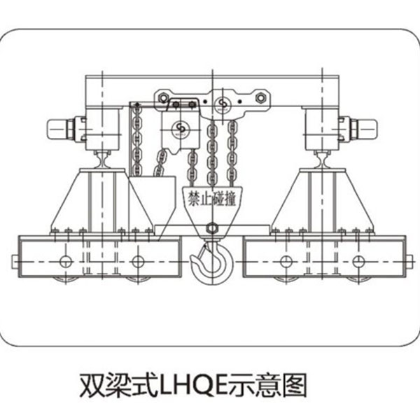 Пневматический двухбалочный кран LHQE0.1-60.0