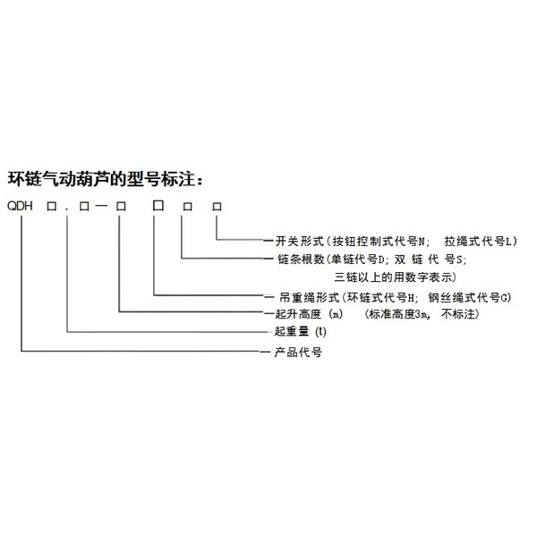 Пневматический подъемник QDH5.0—QDH 50.0