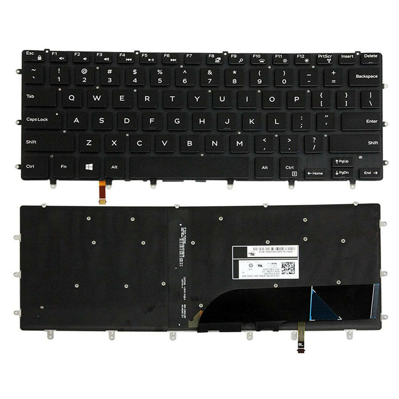 Совсем новый ноутбук с подсветкой клавиатуры Dell Precision 5510 5520 5530 XPS 15-9550 9560 9570 P56F US UK RU SP PO BR LA