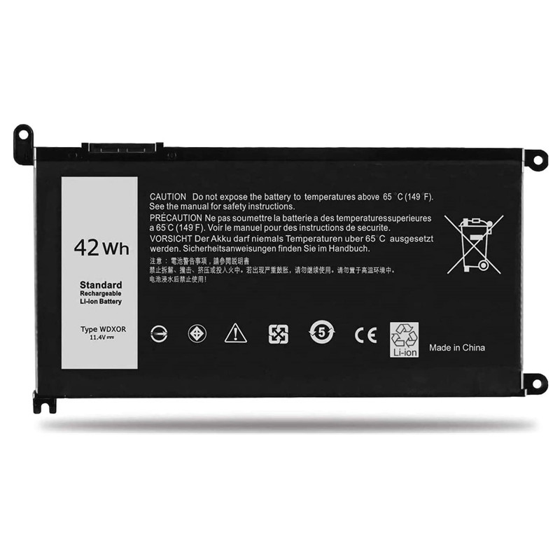 11.4V 42Wh Замена батареи ноутбука WDX0R WDXOR for Dell Inspiron 13 5368 7378 7460 15 5567 5568 13 5368 7368 7569 7579 Серия