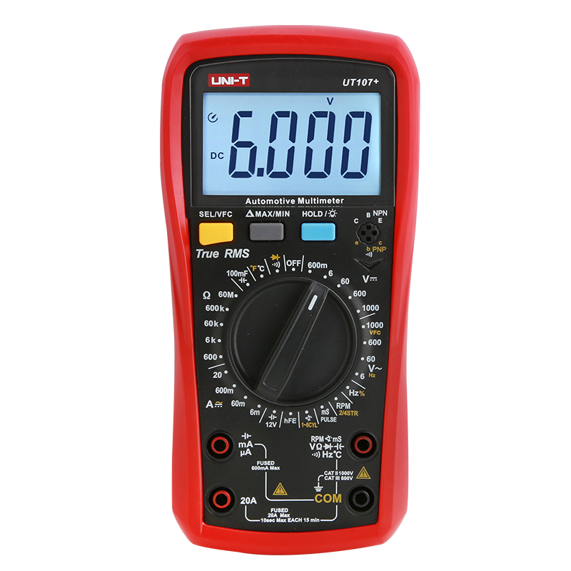 Автомобильный мультиметр UT107+