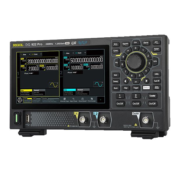 Генератор DG900 Pro: 200МГц, 16бит — для портативных испытаний