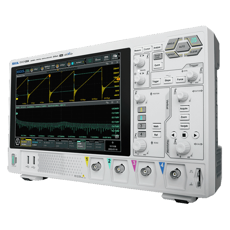 Осциллограф DHO1000: 200МГц, 12бит — для портативных тестов