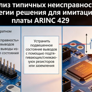 Типичные стратегии анализа неисправностей и поиска и устранения неисправностей в приложениях на основе эмуляции шины ARINC 429.