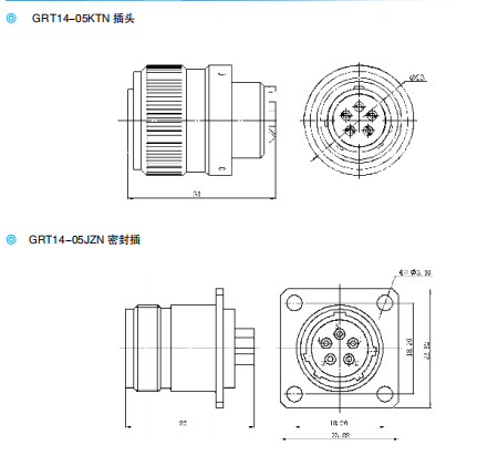 Разъемы серии GRT (высокотемпературные)