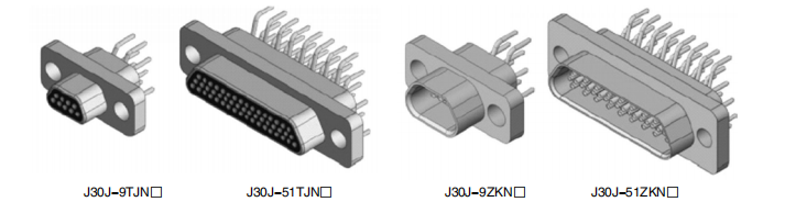 РАЗЪЕМЫ СЕРИИ J30J-N, N3, N4, N8 (ТИП МОНТАЖА — ПРЯМОЕ ПОГРУЖНЫЕ НА ПЕЧАТНУЮ ПЛАТУ)