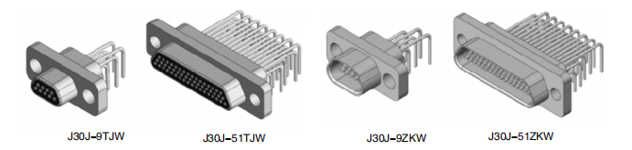 РАЗЪЕМЫ СЕРИИ J30J-N-J, N3-J, N4-J, N8-J (ТИП МОНТАЖА — ПРЯМОЕ ПОГРУЖНЫЕ НА ПЕЧАТНУЮ ПЛАТУ)