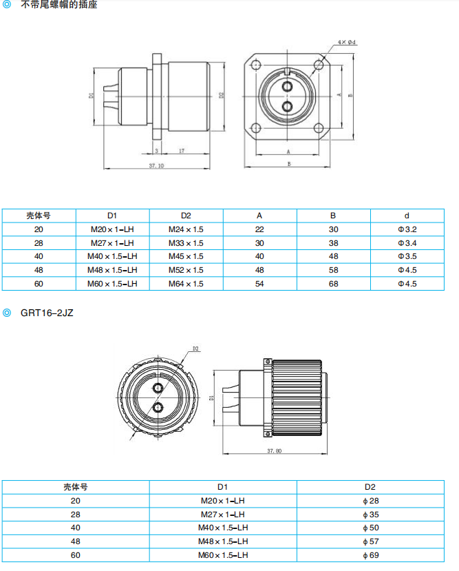 Разъемы серии XL (малые)