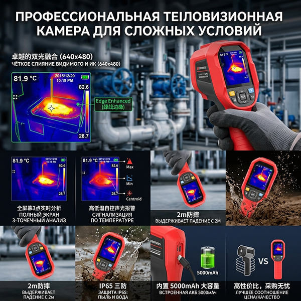 Тепловизор UTi165A IP65