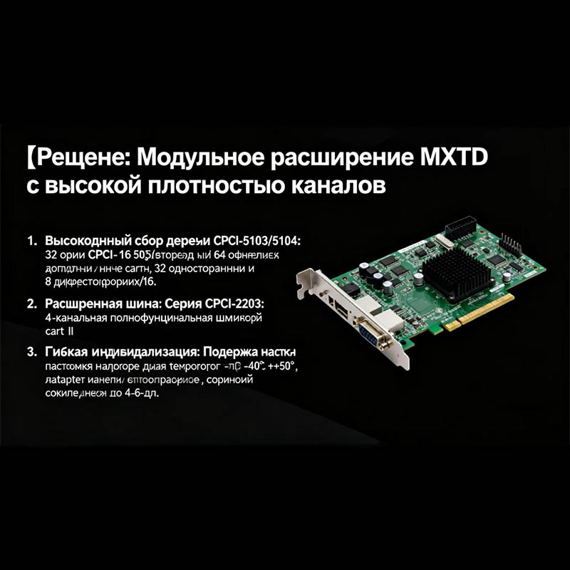 Ваша система NI ограничена количеством каналов и сложностями настройки? Платы высокой плотности MXTD обеспечивают беспрепятственное расширение и гибкую настройку.