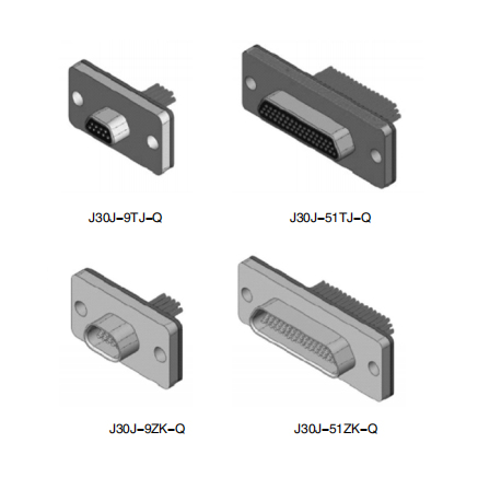 РАСШИРЕННАЯ МОДИФИКАЦИЯ КРЕПЛЕНИЯ ПОД КРУГЛЫЙ РАЗЪЕМ СЕРИИ J30J-Q