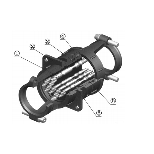 Разъемы серии XK (малокруглый шлицевой тип) по HB6—77—83