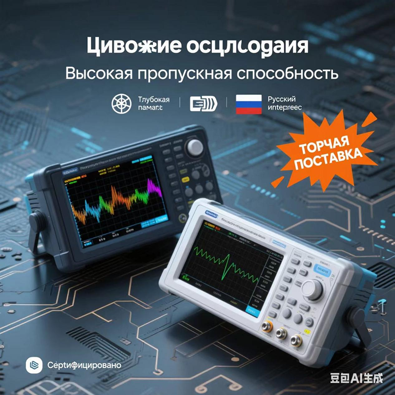 Китайское “умное производство” сияет на российском рынке, горячие продажи осциллографов Varitronix на платформе Яндекс лидируют