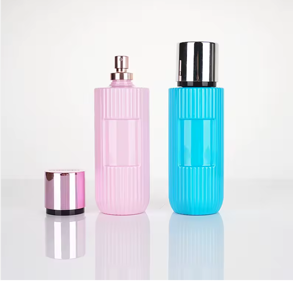 Флакон для парфюмерии/сыворотки PET, 200 мл, с распылителем и крышкой, новый дизайн