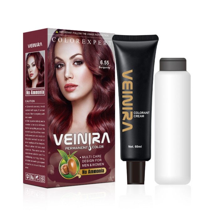 Бордовый краска для волос крем