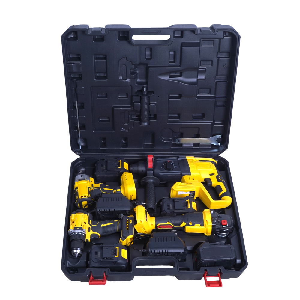 Профессиональный набор из 4 электроинструментов — эффективнее строить!