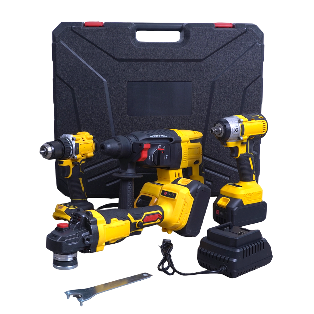 Профессиональный набор из 4 электроинструментов — эффективнее строить!