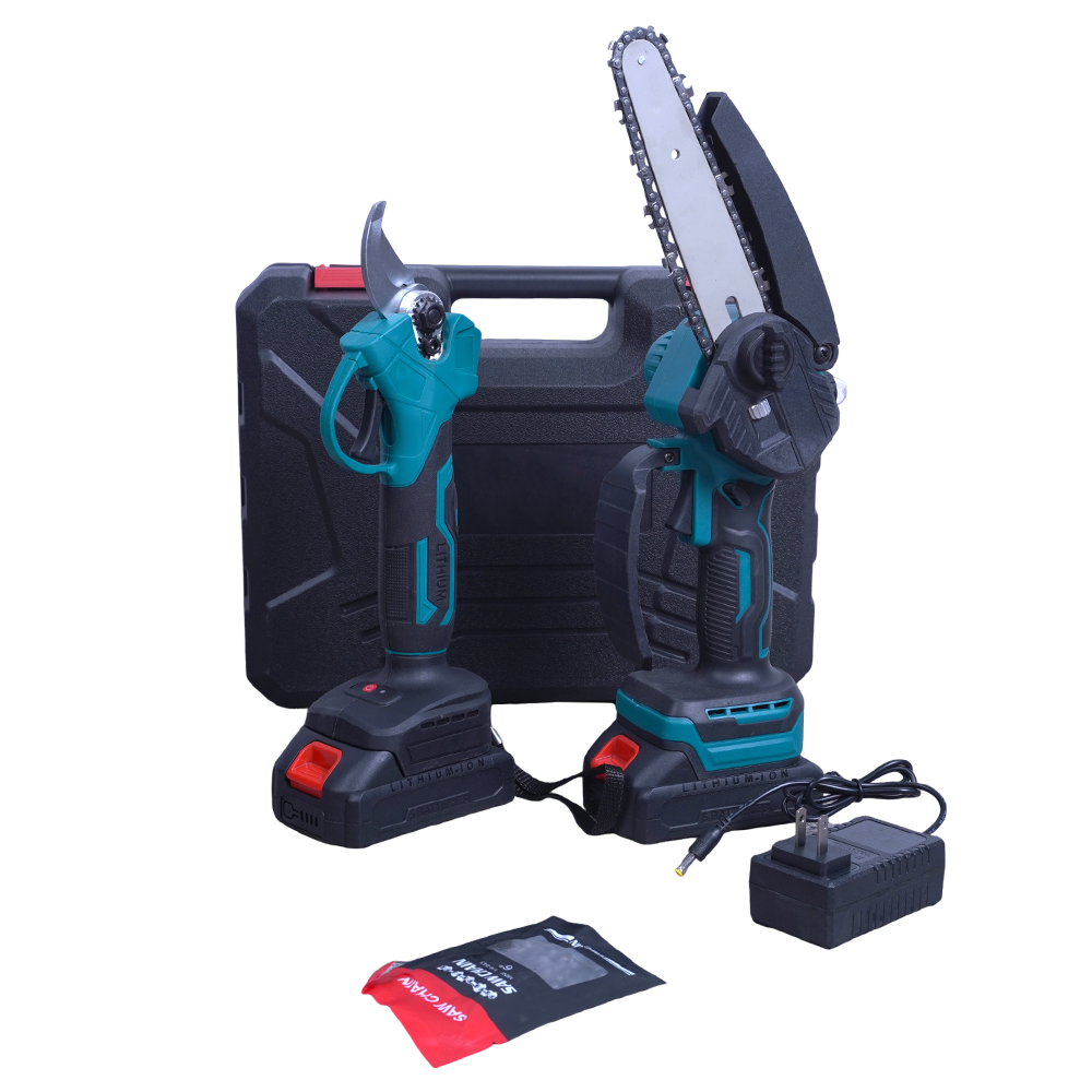  Аккумуляторный садовый набор из двух инструментов