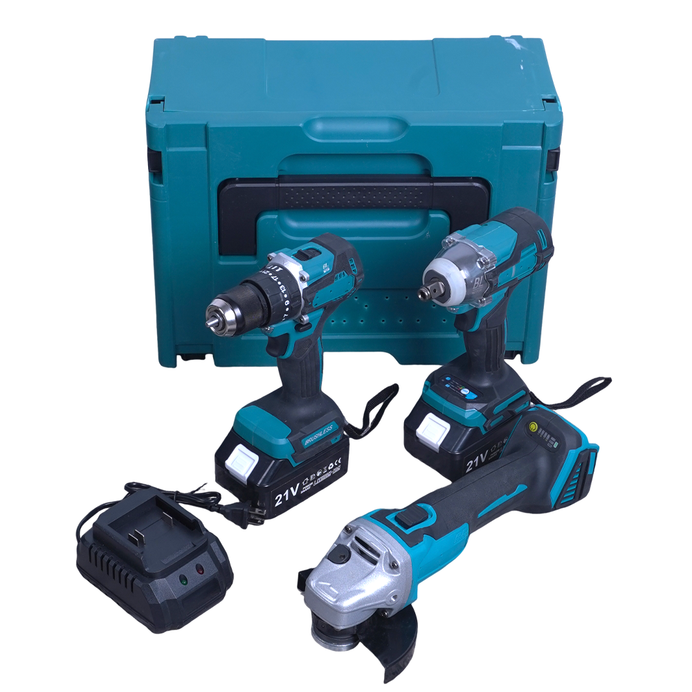 Универсальный набор: дрель, гайковерт, УШМ для дома и строительства