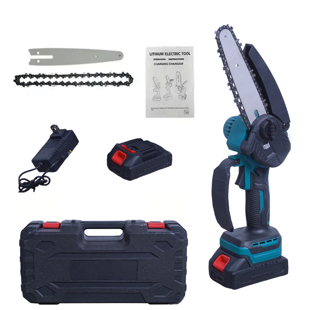  Портативная аккумуляторная цепная пила | Эффективная резка, полная безопасность