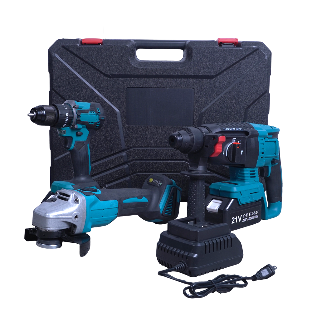 Мощный набор электроинструментов в трех предметах