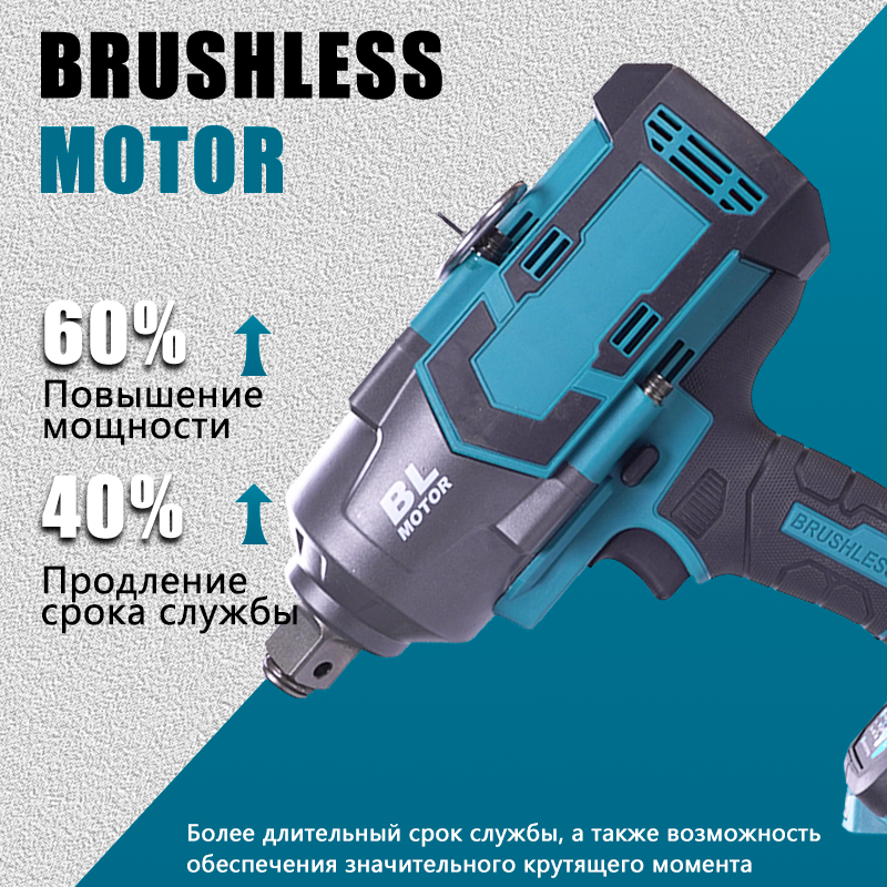 Беспроводной гаечный ключ 2000 Н·м — незаменимый инструмент для быстрого затяжки любых болтов