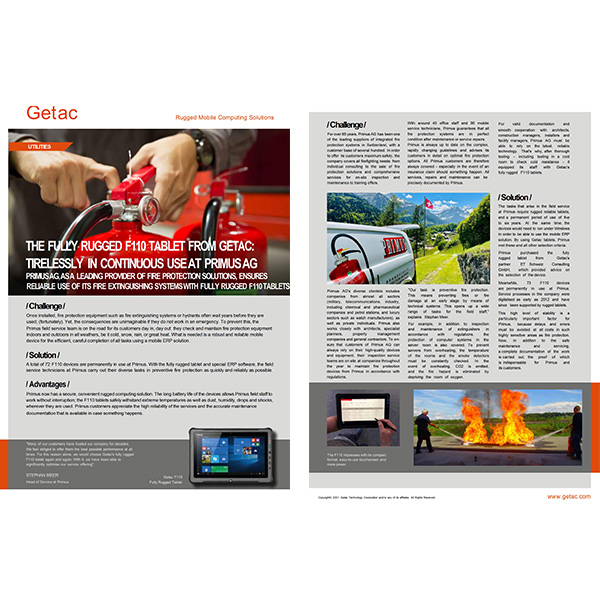 ПОЛНОСТЬЮ ПРОЧНЫЙ ПЛАНШЕТ F110 ОТ GETAC