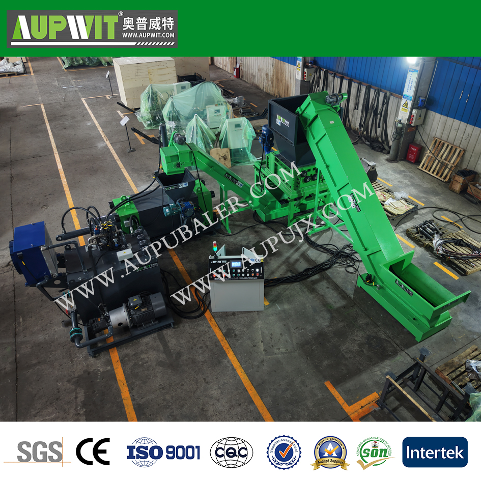 Линия брикетирования металлической стружки