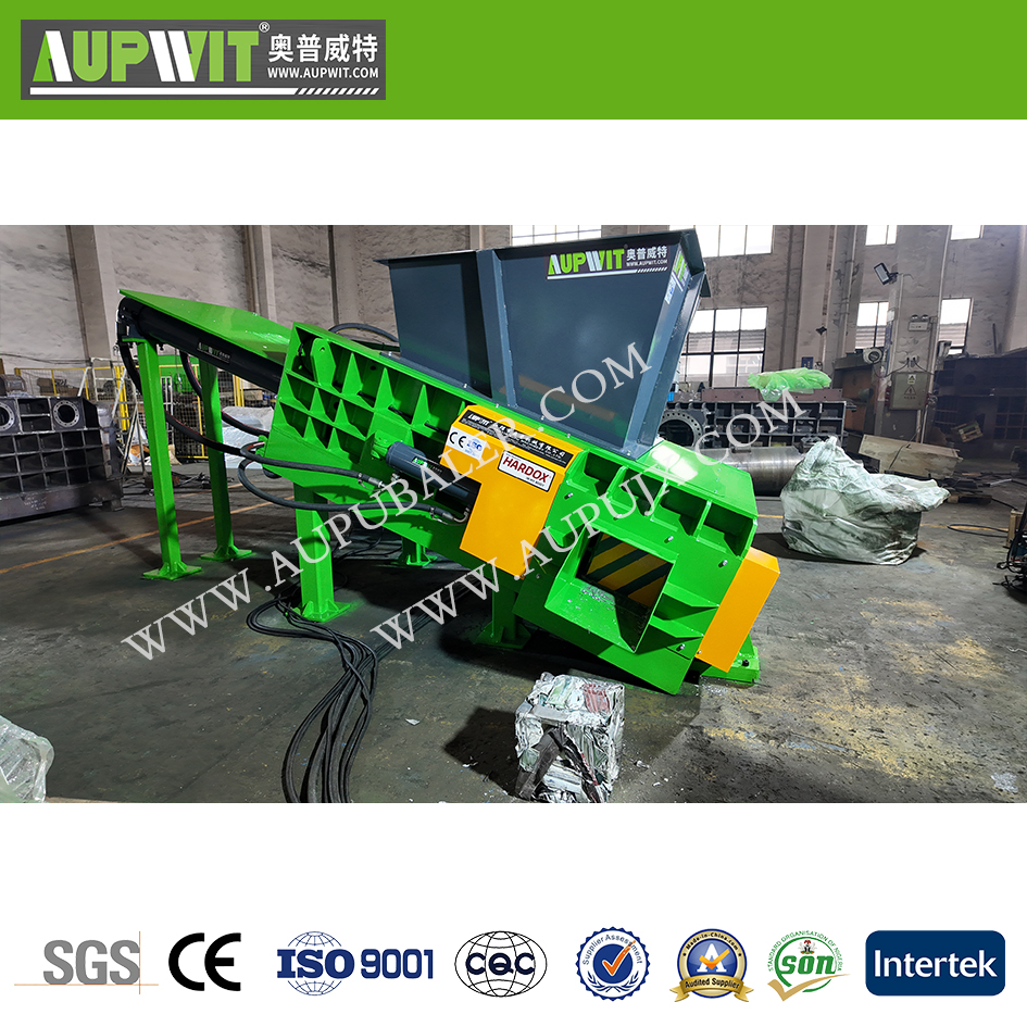 Пакетировочный пресс для лома алюминиевых банок