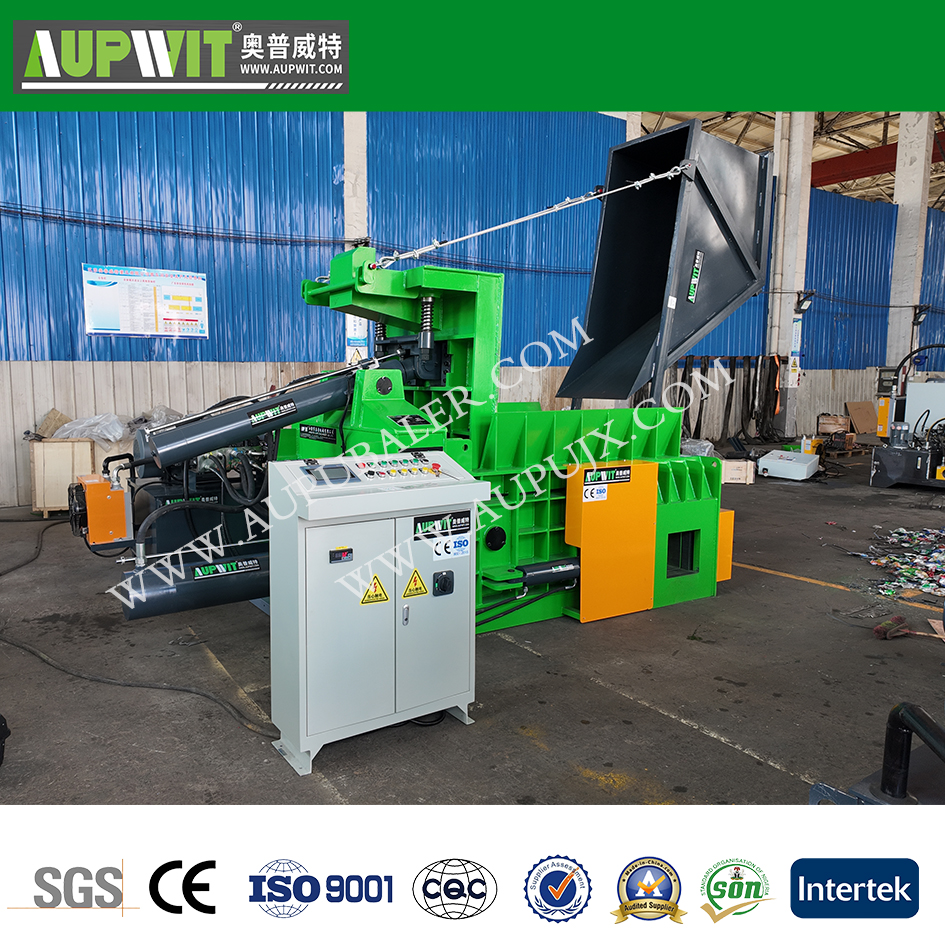 Пресс для алюминиевых банок с бункером