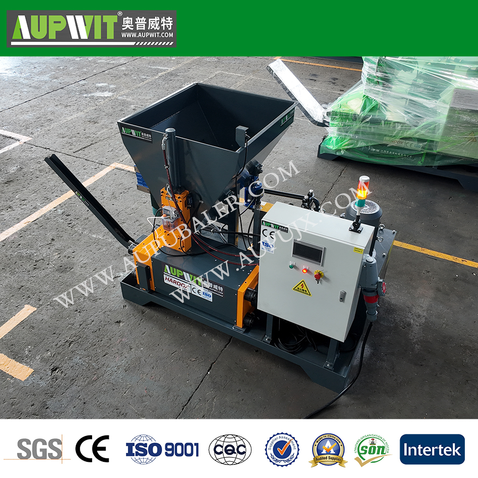 Небольшой пресс для брикетирования металлической стружки: компактное решение для утилизации отходов