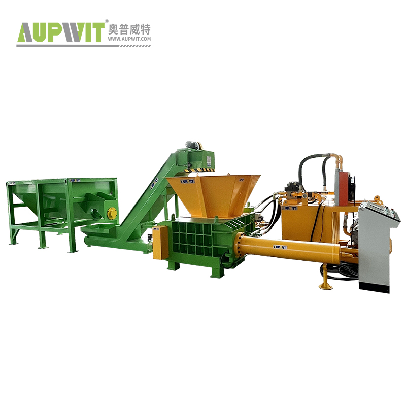 Линия автоматической упаковки цветных металлов и алюминиевых банок в кипы