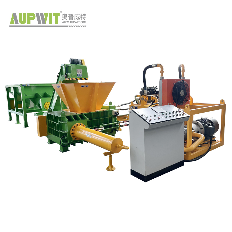 Линия автоматической упаковки цветных металлов и алюминиевых банок в кипы